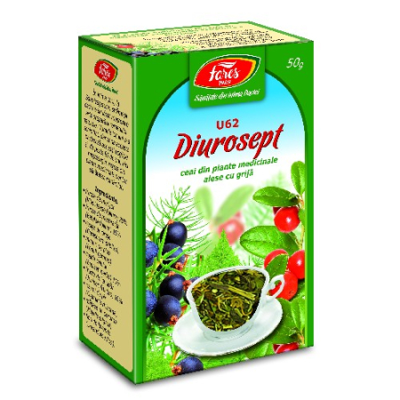 Ceaiuri medicinale compuse - Ceai Diurosept 50gr Fares
