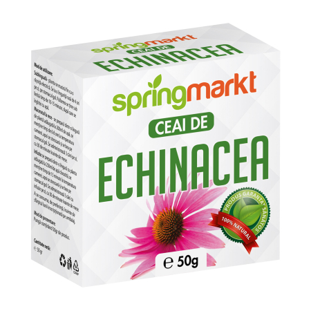 Ceaiuri medicinale compuse - Ceai Echinacea 50gr, springmarkt