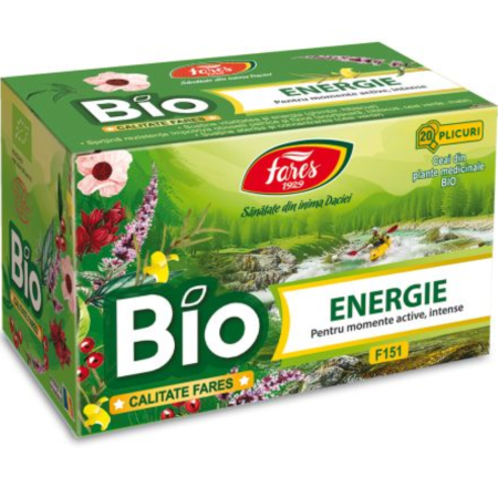 Atelierul de cafea si ceaiuri - Ceai Energie Bio 20pl Fares