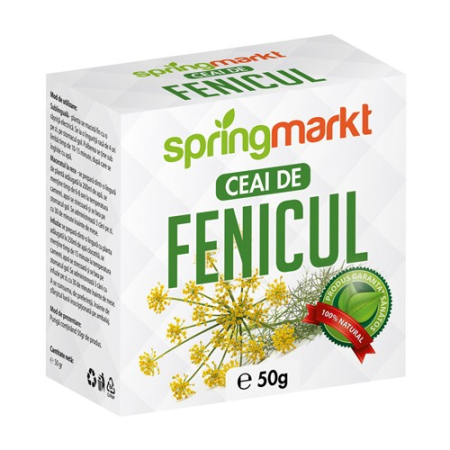 Ceaiuri medicinale compuse - Ceai Fenicul Fructe 50gr springmarkt