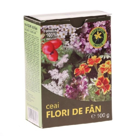 Ceaiuri medicinale compuse - Ceai Flori de Fan 100gr Hypericum