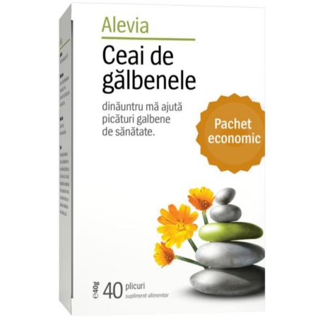 Atelierul de cafea si ceaiuri - Ceai Galbenele, 40 plicuri, Alevia
