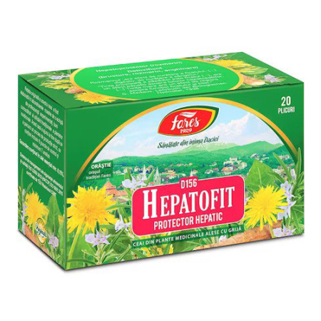 Ceaiuri medicinale compuse - Ceai Hepatofit 20dz Fares