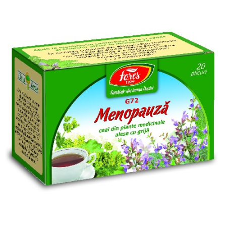 Ceaiuri medicinale compuse - Ceai Menopauza 20plicuri Fares