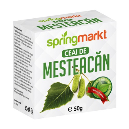 Ceaiuri medicinale compuse - Ceai Mesteacan Frunze 50gr springmarkt