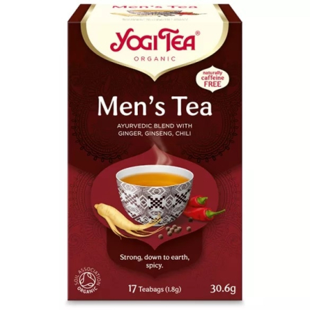 Ceaiuri medicinale compuse - Ceai pentru Barbati, 17 plicuri, Yogi Tee