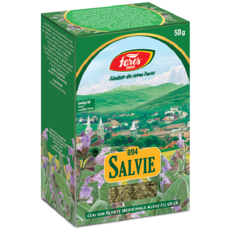 Ceaiuri medicinale compuse - Ceai Salvie 20dz Fares