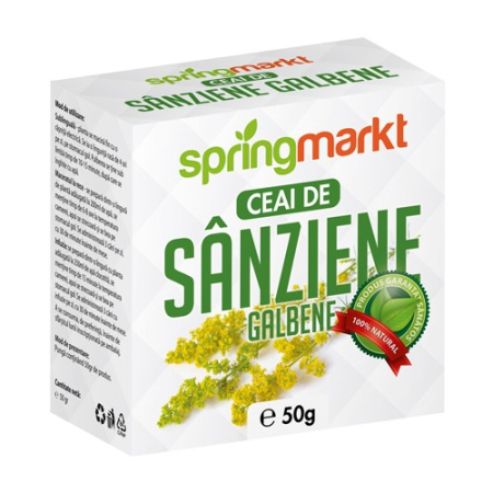 Ceaiuri medicinale compuse - Ceai Sanziene Galbene 50gr springmarkt