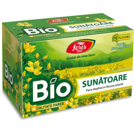 Atelierul de cafea si ceaiuri - Ceai Sunatoare Bio 20Pl Fares