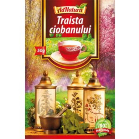 Atelierul de cafea si ceaiuri - Ceai Traista Ciobanului 50gr AdNatura