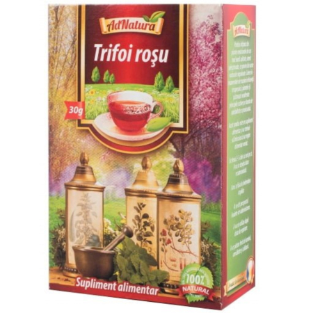 Ceai Trifoi Rosu, flori, 30g, AdNatura [0]