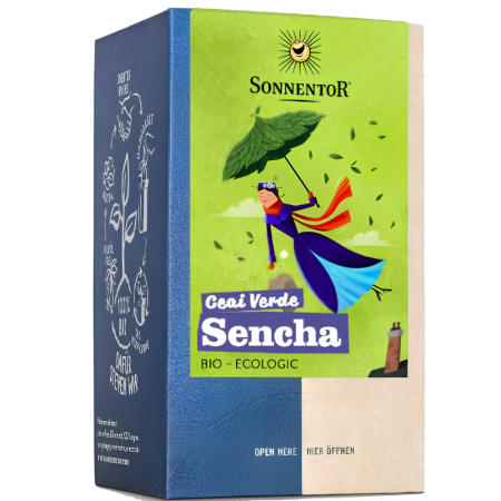Atelierul de cafea si ceaiuri - Ceai Verde Sencha Eco 18dz Sonnentor