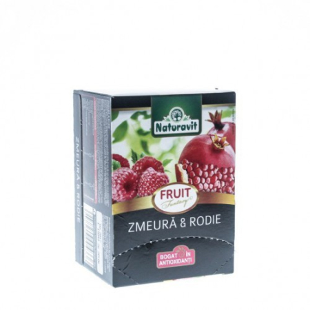 Ceaiuri simple - Ceai Zmeura si Rodie 15dz Naturavit