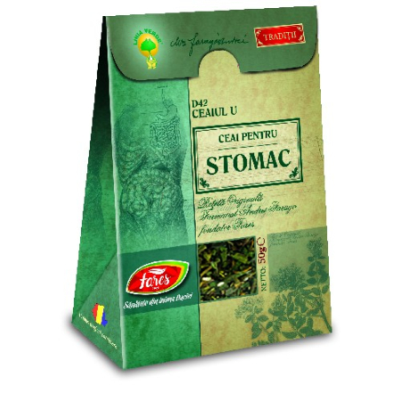 Ceaiuri medicinale compuse - Ceaiul U Stomac 50gr Fares