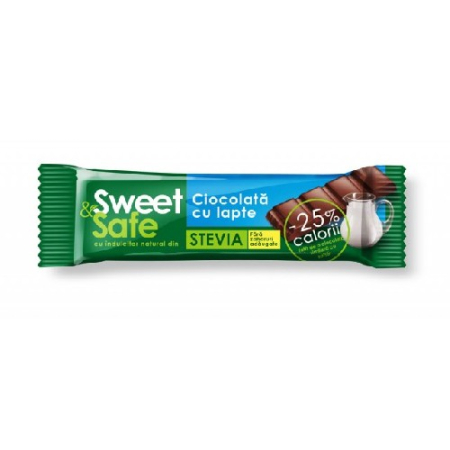 Ciocolata cu lapte cu Stevia 25g Sly [1]
