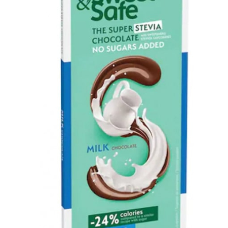 Ciocolata Lapte Stevie, 90g, Sly Nutritia [0]