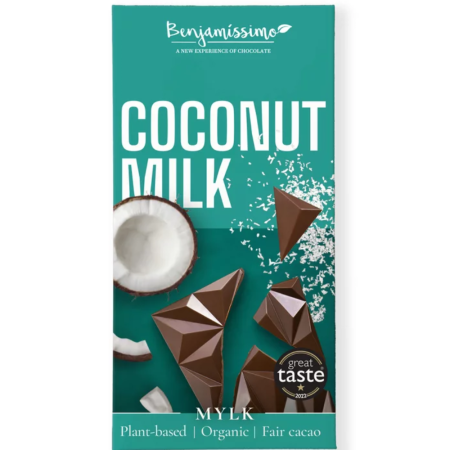 Alimente - Ciocolata Piramida cu Cocos Eco 60g Benjamissimo