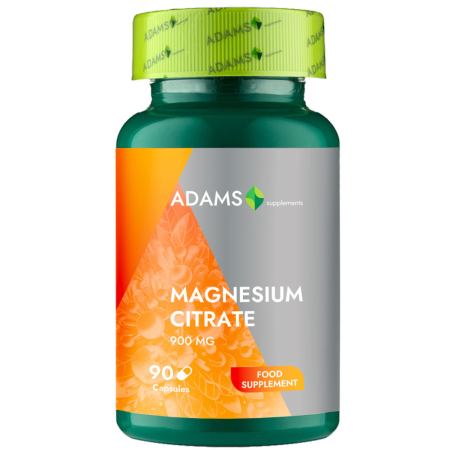 Multiminerale - Citrat de magneziu 900mg, 90cps, Adams Supplements