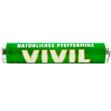 Bomboane - Classic Rolls Menta Cu Zahar, 29g, Vivil