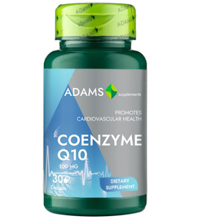 Cardiovasculare - Coenzima Q10 100mg, 30cps, Adams Supplements