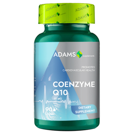 Cardiovasculare - Coenzima Q10 30mg, 90cps, Adams Supplements