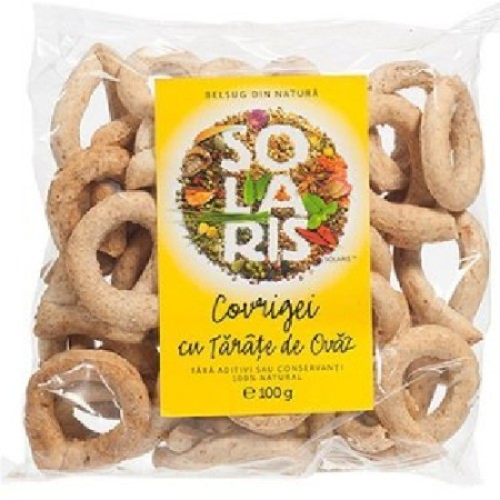 Alimente - Covrigei cu Tarate de Ovaz 100gr Solaris