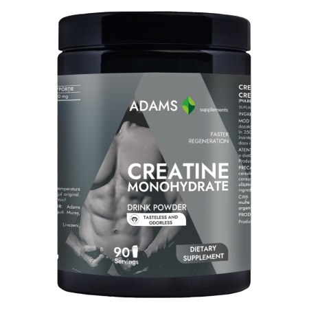 Creatina monohidrata (fara aroma), 400g, Adams Supplements [1]