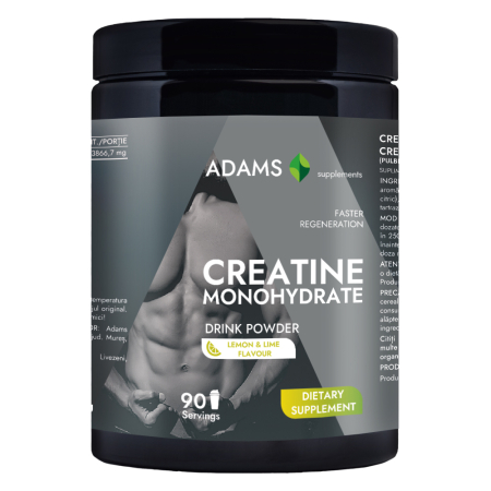 Creatina monohidrata (lemon-twist), 400g, Adams Supplements [1]