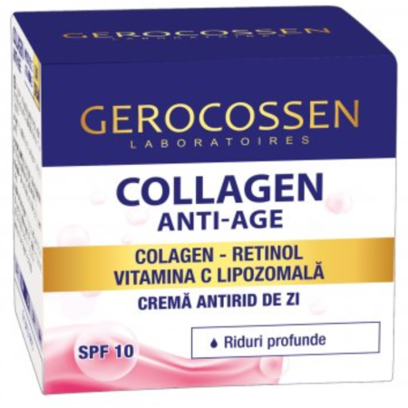 Creme cosmetice - Crema Antirid Riduri Profunde SPF10 50ml Gerocossen