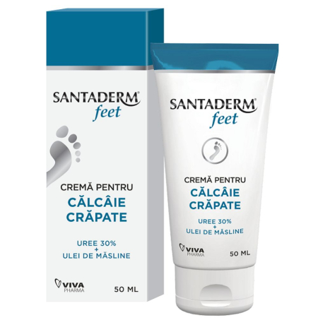 Crema Calcaie Crapate Uree 30% Ulei Masline 50ml Viva Pharma [2]