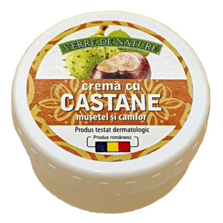 Unguente, geluri, solutii - Crema Castane Musetel Camfor, 20g, Verre De Nature