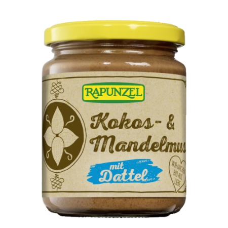 Fara gluten - Crema cu Cocos, Migdale si Curmale Vegan 250gr Rapunzel