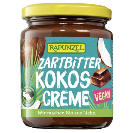 Ciocolata - Crema de ciocolata amaruie cu cocos, 250g, Rapunzel