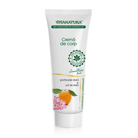 Crema de Corp Portocale si Unt de Shea 250ml Viva Natura [1]