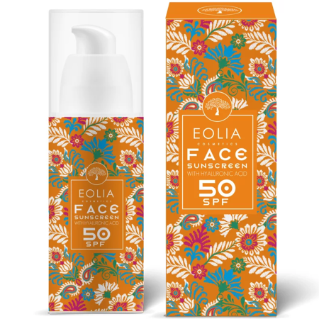 Creme cosmetice - Crema de fata cu protectie solara, Floral, SPF 50, 50ml, Eolia