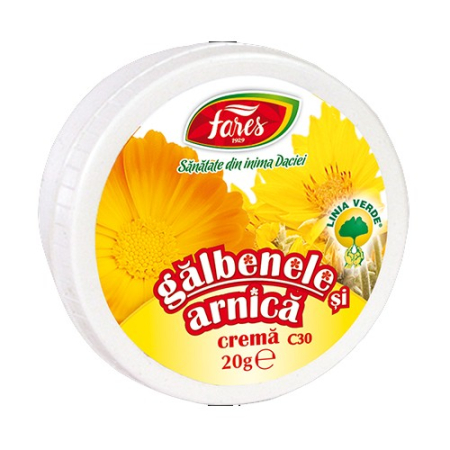 Crema Galbenele si Arnica, 20g, Fares [0]