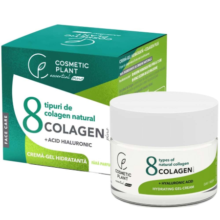 Ingrijire personala - Crema-Gel Hidratanta, Colagen Plus, 50ml, Cosmetic Plant