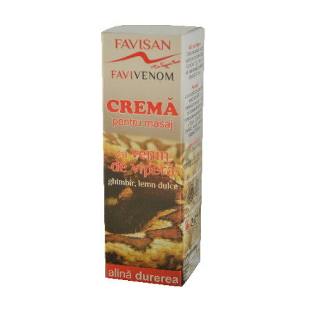 Creme cosmetice - Crema pentru Masaj cu Venin de Vipera 50ml Favisan