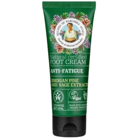 Creme cosmetice - Cremă pentru picioare, anti oboseală cu extract de Pin, 75ml, Bunica Agafia