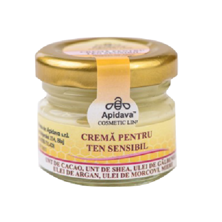 Creme cosmetice - Crema pentru Ten Sensibil 30ml Apidava