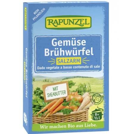 Cub de Supa cu Legume cu Putina Sare Eco 68gr Rapunzel [0]