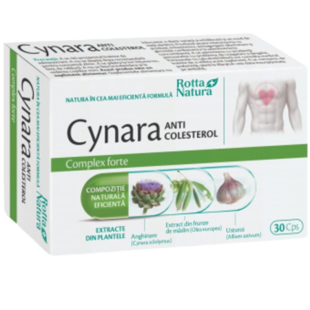 Cardiovasculare - Cynara, Complex Forte, Anticolesterol, 30cps, Rotta Natura