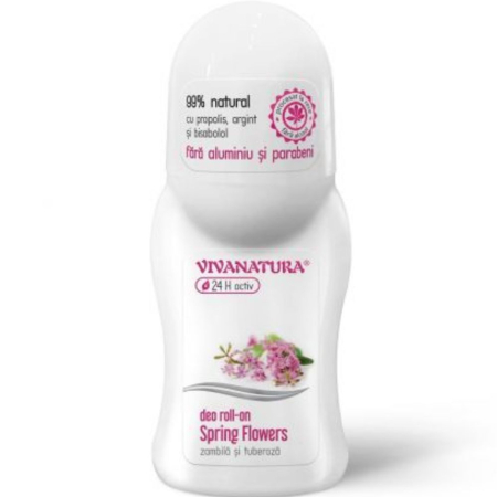 Deo Roll-On Spring Flowers 50ml Viva Natura [1]