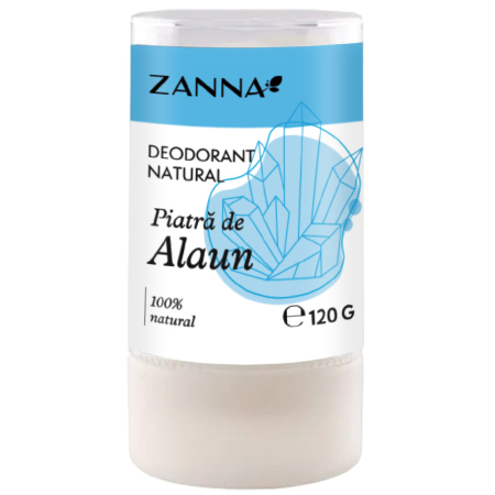 Deodorant stick din piatra de Alaun 120g, Zanna [2]