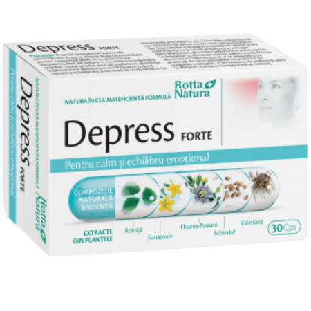 Suplimente alimentare - Depress Forte 30cps Rotta Natura
