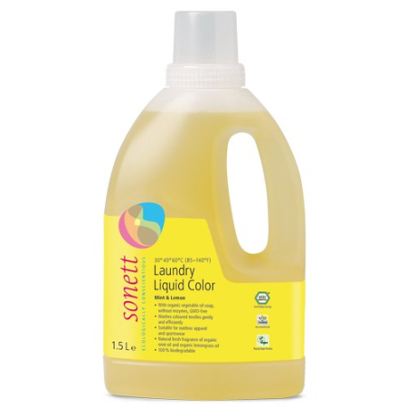 Produse de uz casnic - Detergent Ecologic Lichid pentru Rufe Colorate 1.5l Sonett