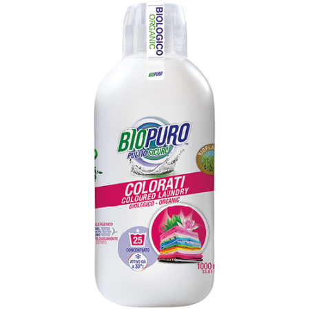 Detergent Hipoalergen pentru Rufe Colorate 1l Biopuro [2]