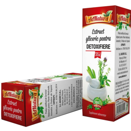 Detoxifiere Extract Gliceric 50ml, Adnatura [0]