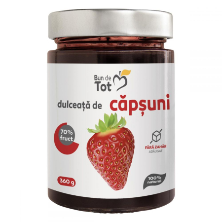 Siropuri, gemuri - Dulceata de Capsuni, 360g, Bun de Tot