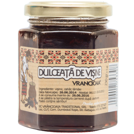 Dulciuri, patiserii - Dulceata De Visine 230g Vrancioaia